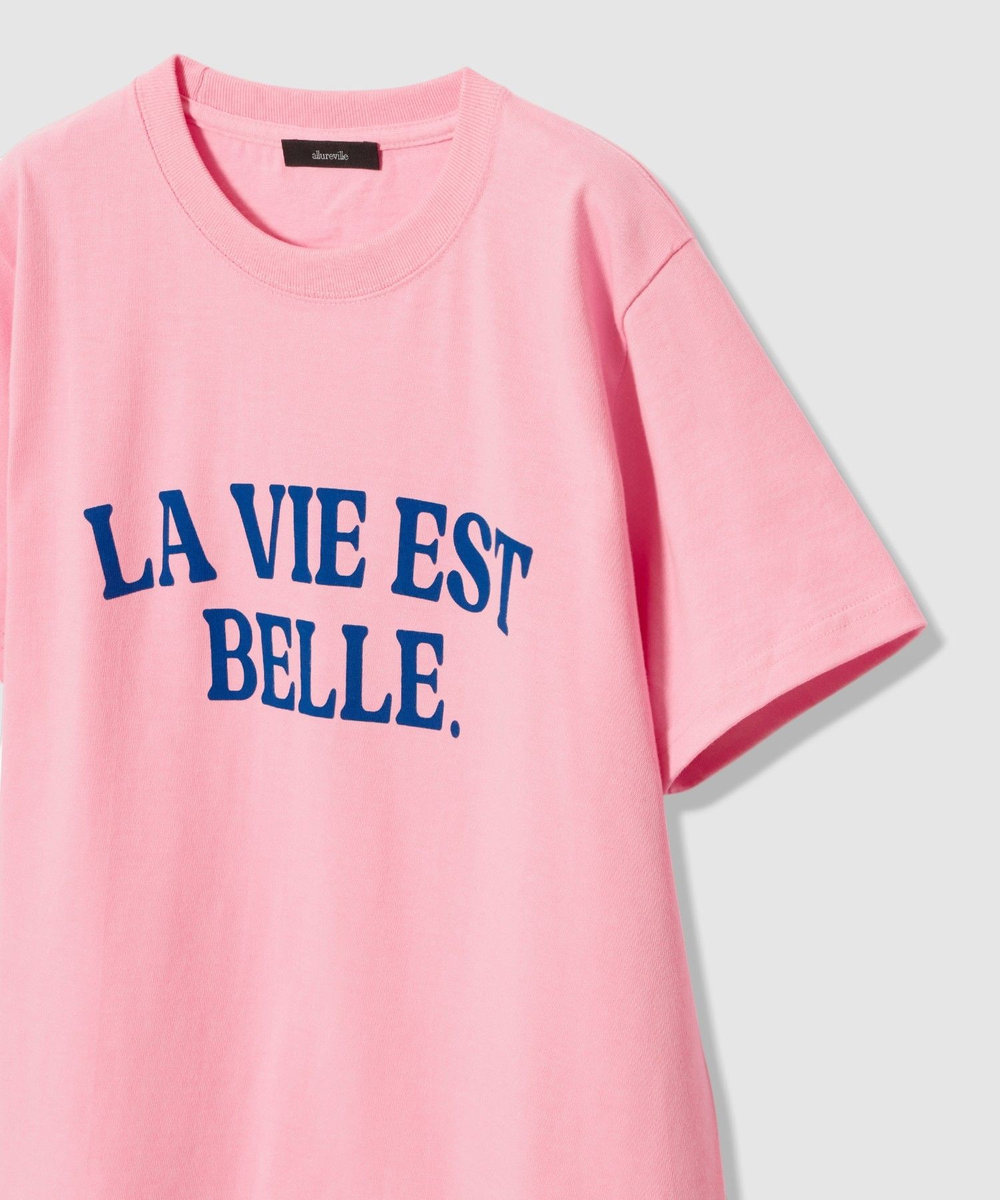 allureville WEB ルミネ別注 ロゴプリントＴシャツ ピンク (41)
