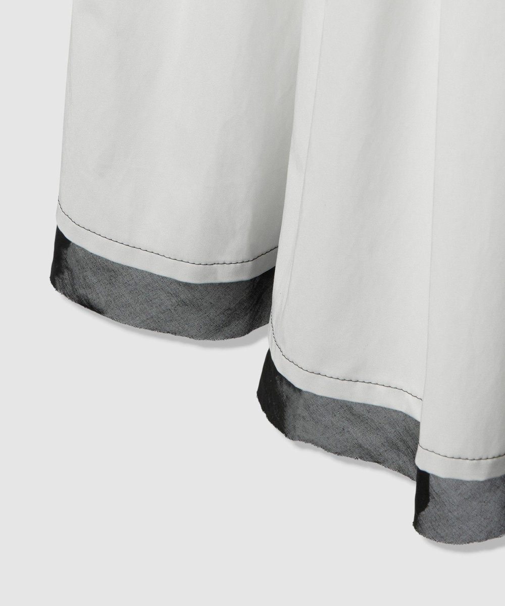 LOULOU WILLOUGHBY 【LOULOU WILLOUGHBY】メモリーツイルティアードシャツワンピース ホワイト系 (08)