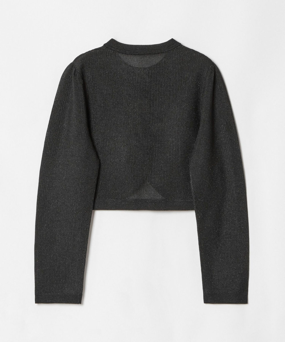 LOULOU WILLOUGHBY 【LOULOU WILLOUGHBY】ラメボレロ ブラック (95)