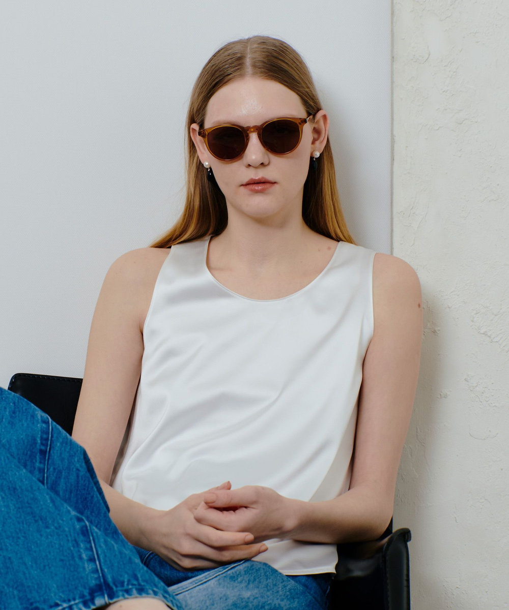 サテンタンクブラウス|allureville OFFICIAL SITE / ONLINE SHOP