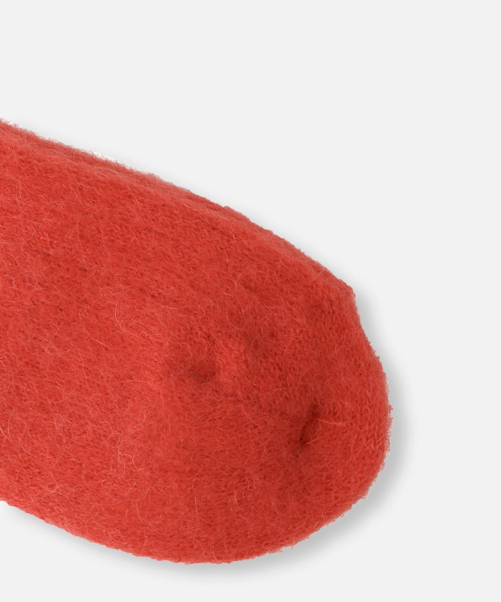 buying 【MARCOMONDE(マルコモンド)】MOHAIR RIBBED SOCKS レッド (43)