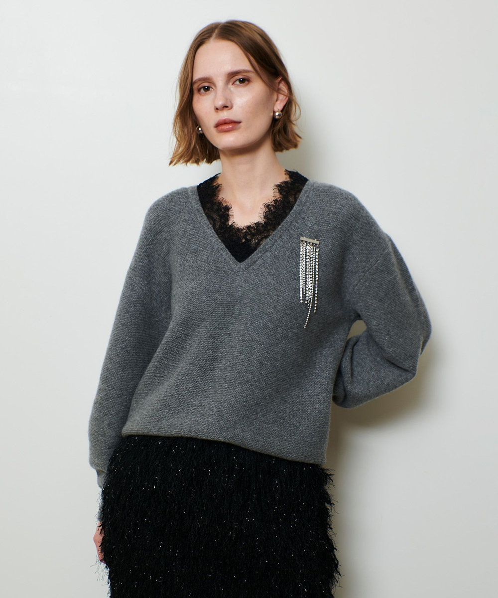 レースドッキングプルオーバー|allureville OFFICIAL SITE / ONLINE