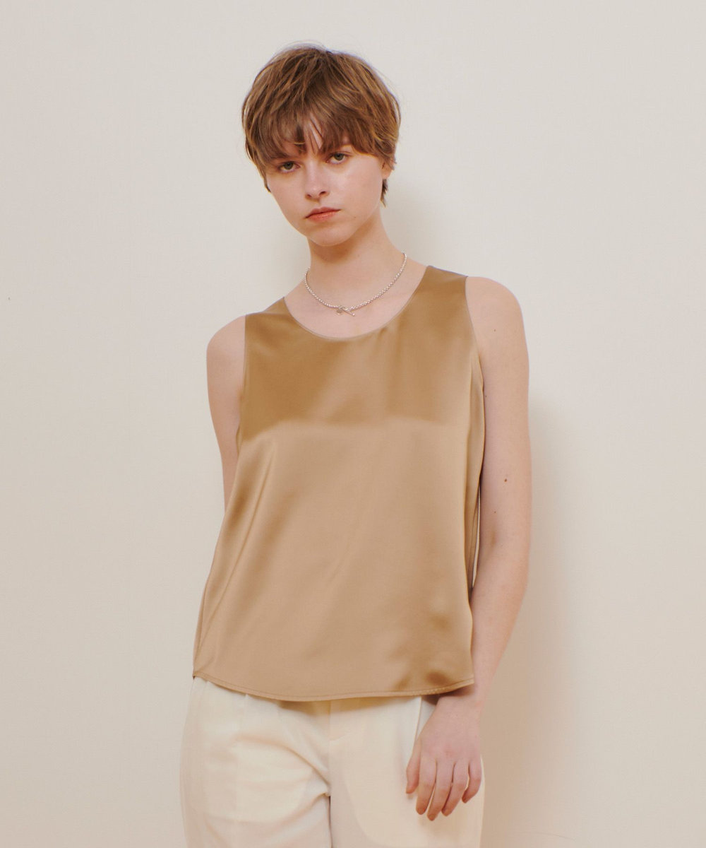 サテンタンクブラウス|allureville OFFICIAL SITE / ONLINE SHOP