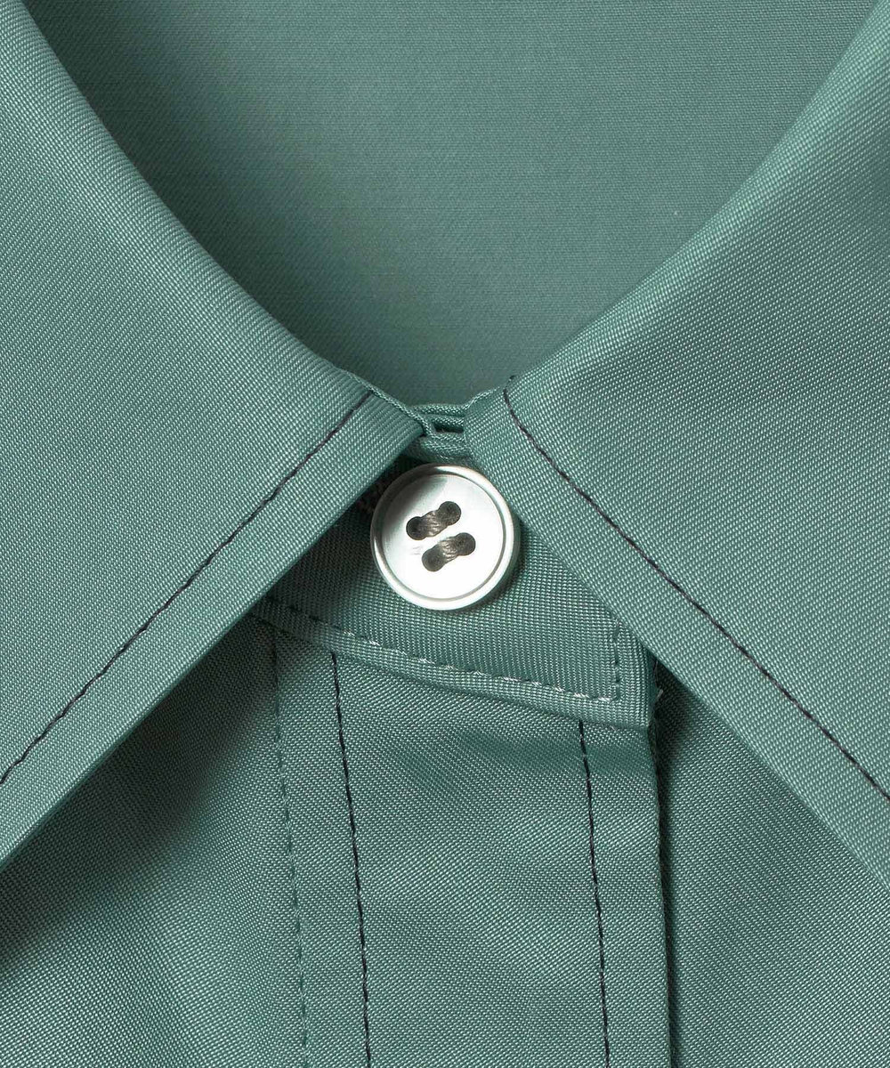 LOULOU WILLOUGHBY 【LOULOU WILLOUGHBY】メモリーツイルティアードシャツワンピース ミントグリーン (73)