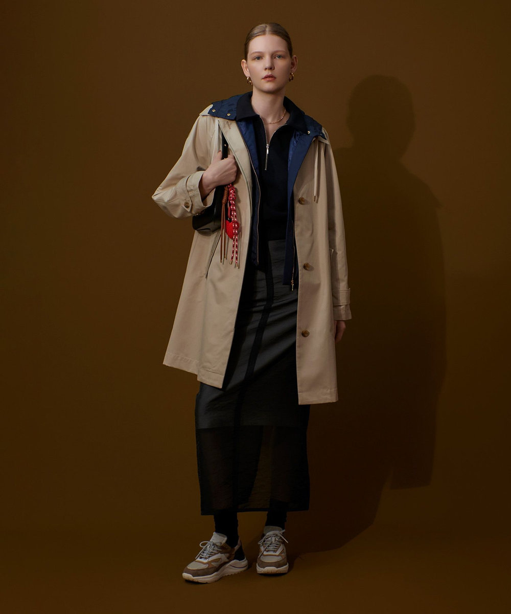 allureville シアーレイヤードタイトスカート ブラック (95)