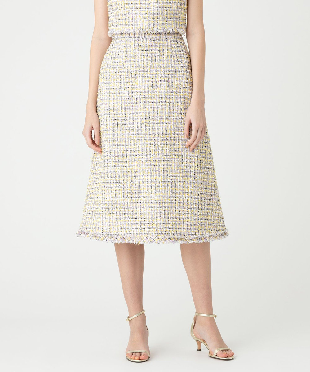 LOULOU WILLOUGHBY】ファンシーツイードスカート|allureville OFFICIAL