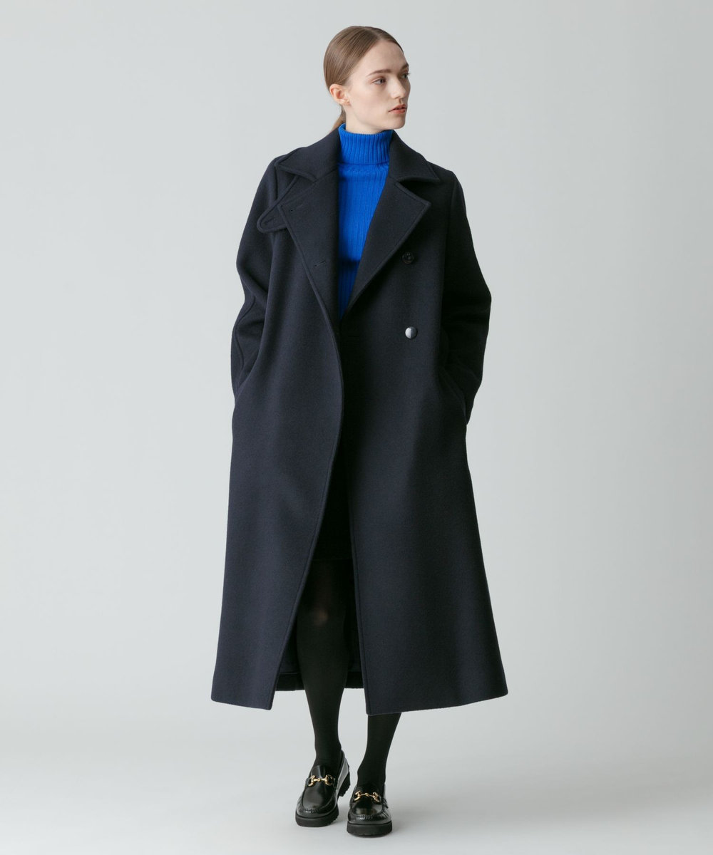 Seika　　　スプリットラグランロングコート　ライトグレー　サイズ2 trim_ofalv_item8b2b9aeeb95b11e