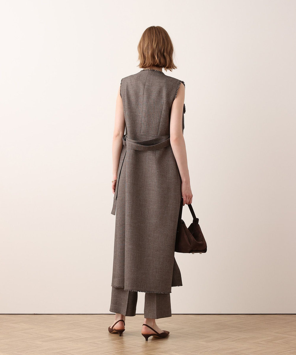 allureville PLUM MIX フリンジワンピース ブラウン系 (88)