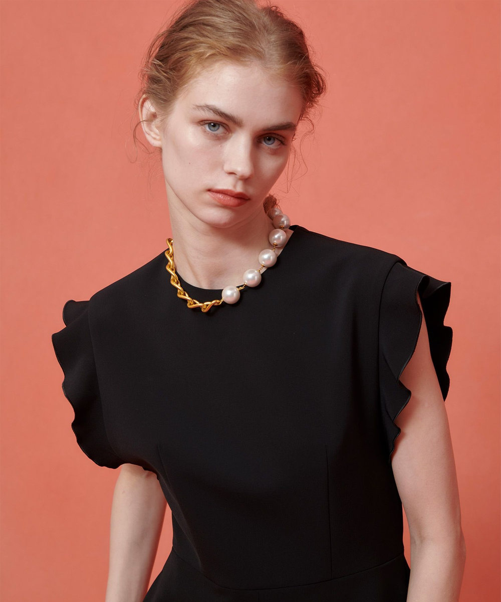 LOULOU WILLOUGHBY】ダブルクロスミニオールインワン|allureville