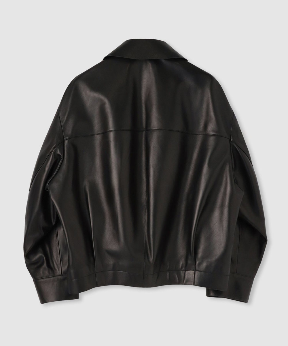 allureville 別注ラムレザーブルゾン ブラック (95)