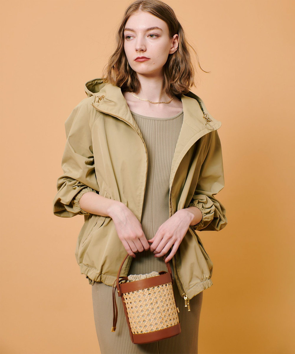 allureville ヴィエナラタンバケット ショルダーバッグ キャメル (84)