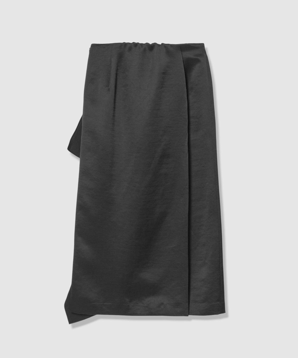 allureville イレギュラーフレアスカート ブラック (95)