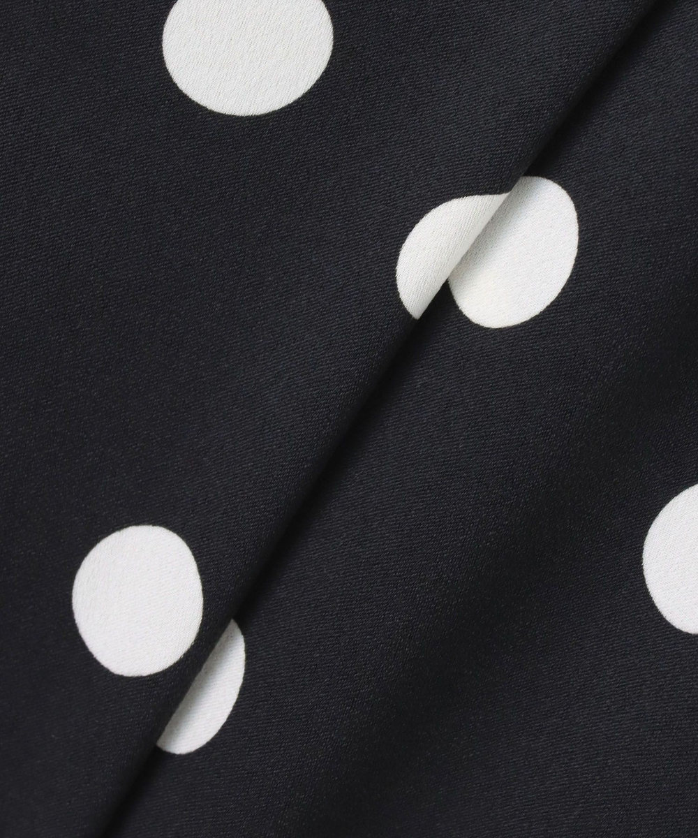 allureville コインドットナロータイブラウス ブラック系 (98)