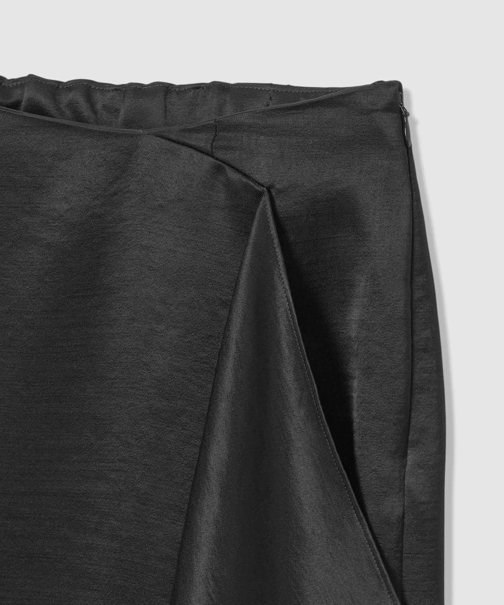 allureville イレギュラーフレアスカート ブラック (95)