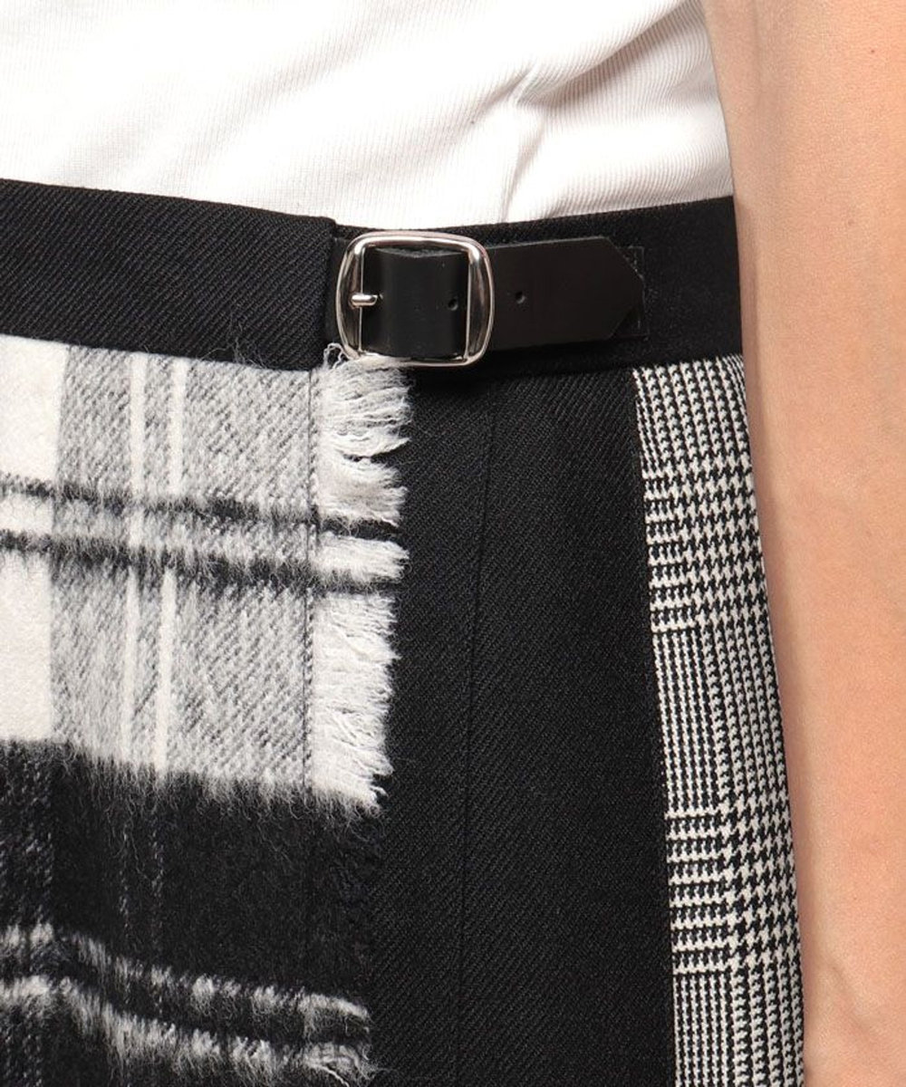 buying 【O'NEIL of DUBLIN(オニールオブダブリン)】CLASSIC PATCHWORK LONG KILT ホワイト系 (08)