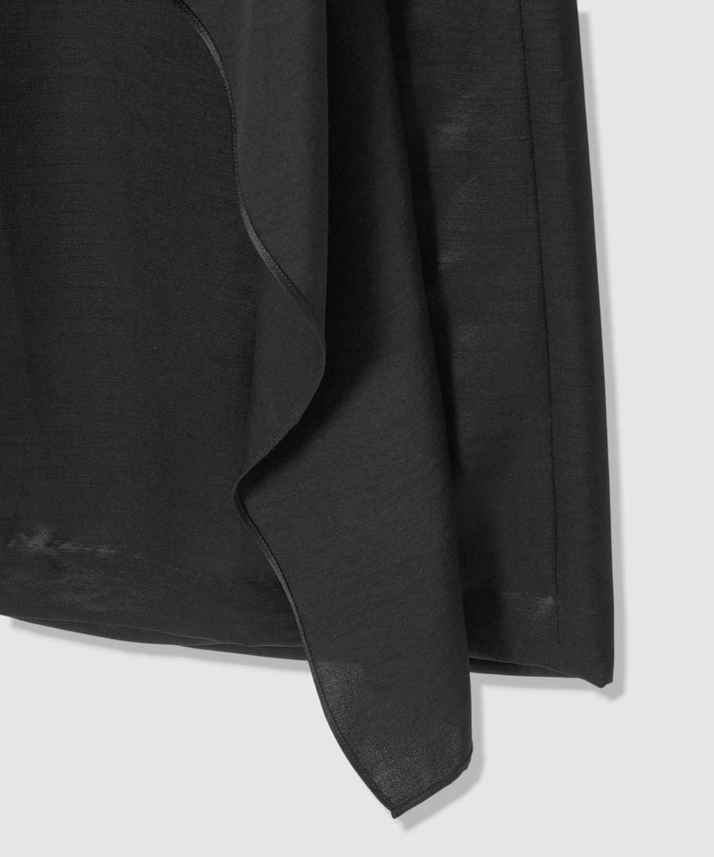 allureville イレギュラーフレアスカート ブラック (95)