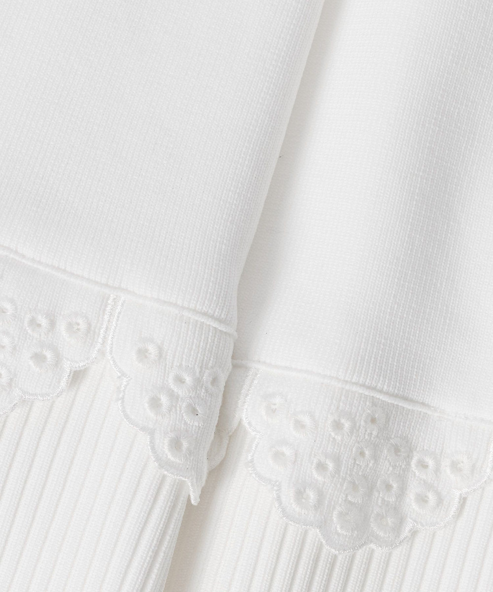 LOULOU WILLOUGHBY 【LOULOU WILLOUGHBY】パンチングスカラスカート オフホワイト (02)