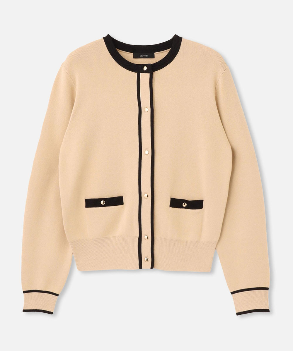allurevilleボタン付きカーディガン ◇ポケットクルーカーディガン|allureville OFFICIAL SITE / ONLINE