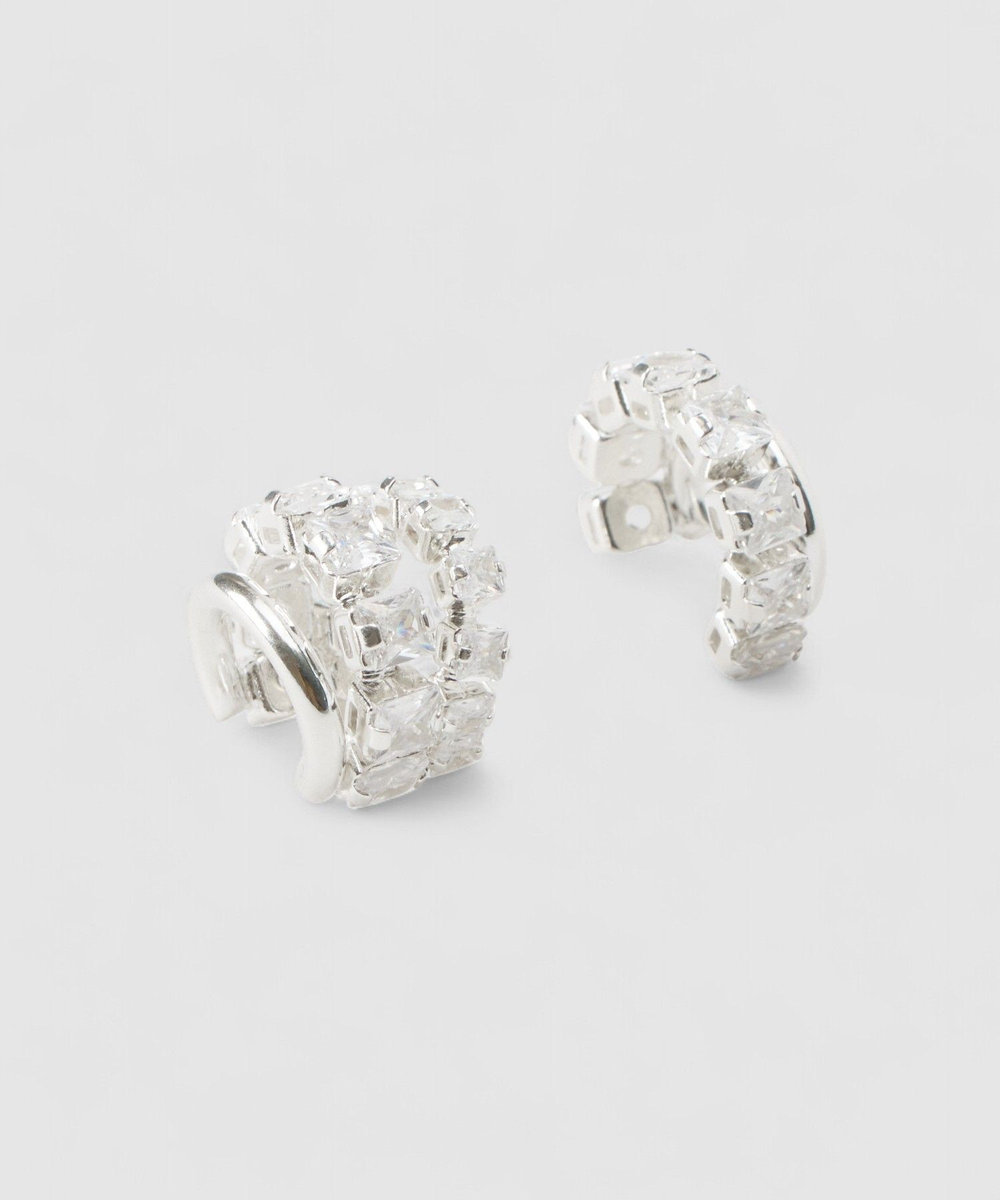 buying 【PERRINE TAVERNITI(ペリーヌ タヴェルニティ)】BOURSAULT EARCUFF DUO クリア (00)