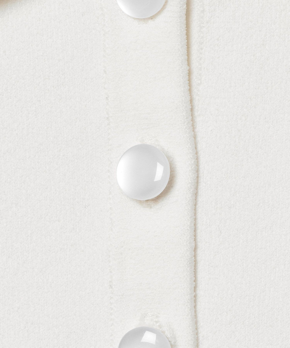 LOULOU WILLOUGHBY 【LOULOU WILLOUGHBY】フラワービジューポロ オフホワイト (02)