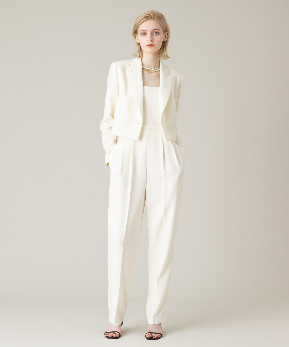 LOULOU WILLOUGHBY 【LOULOU WILLOUGHBY】ビスチェオールインワン オフホワイト (02)