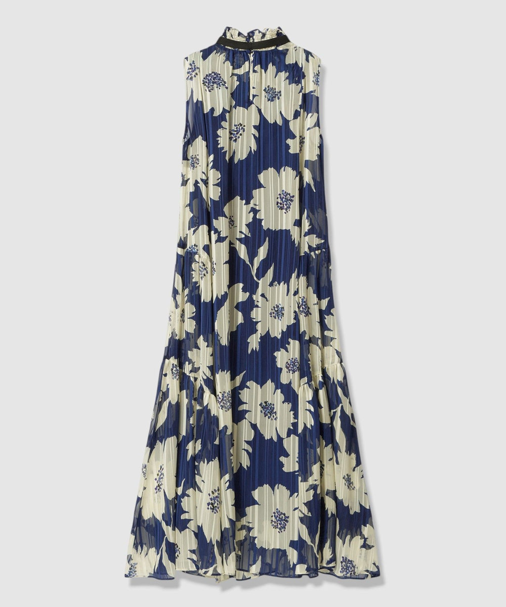 allureville WEB ルミネ別注 シアーヨウリュウワンピース ブルー系 (68)