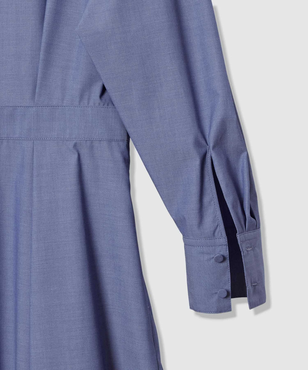 allureville ラップライクシャツワンピース サックス (63)