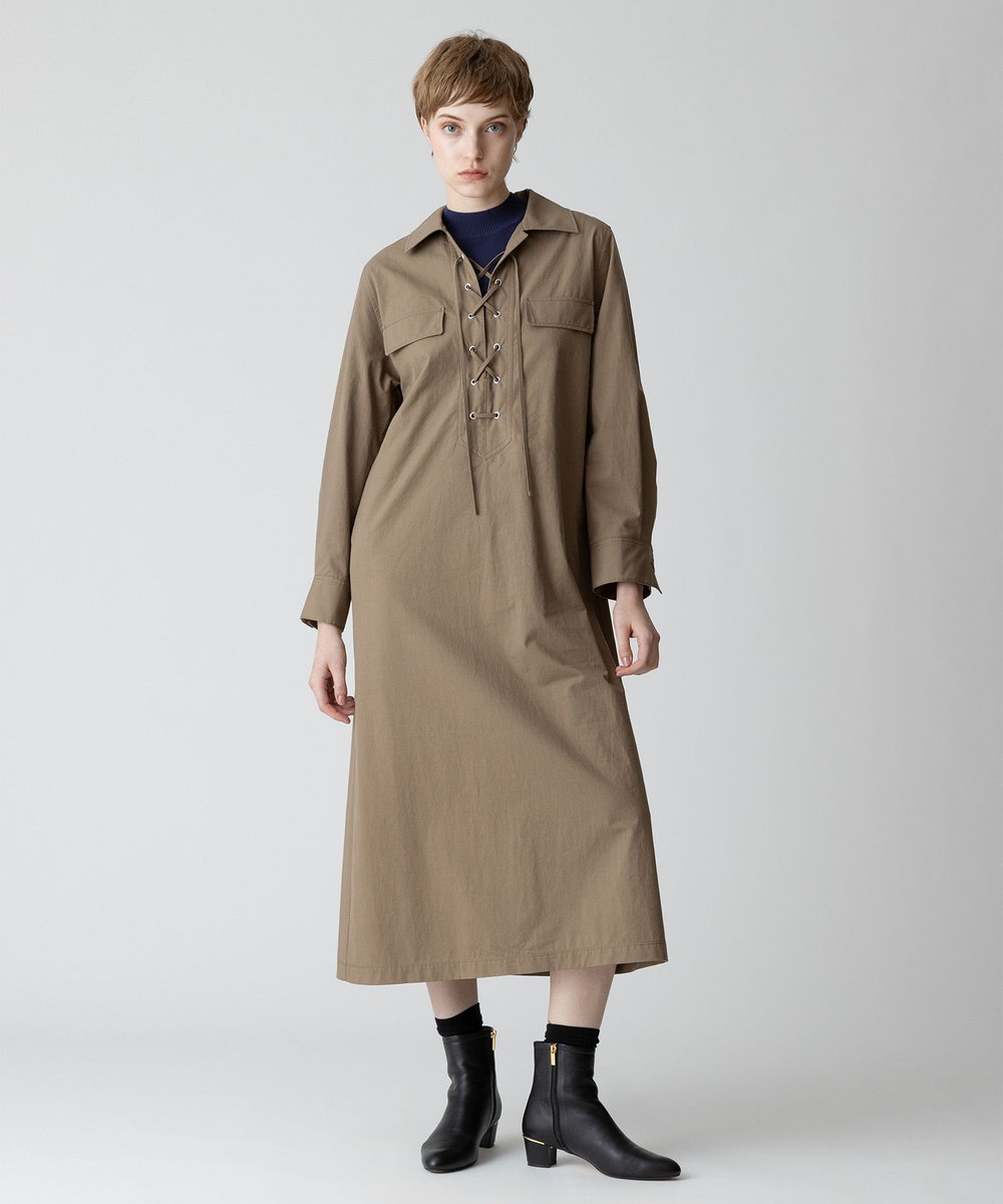 レースアップシャツワンピース|allureville OFFICIAL SITE / ONLINE