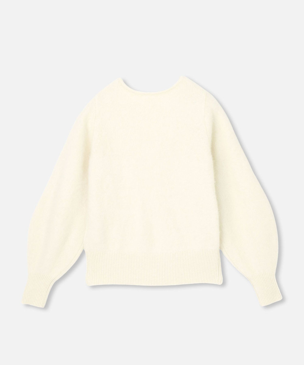 LOULOU WILLOUGHBY 【LOULOU WILLOUGHBY】2WAY V プルオーバー オフホワイト (02)