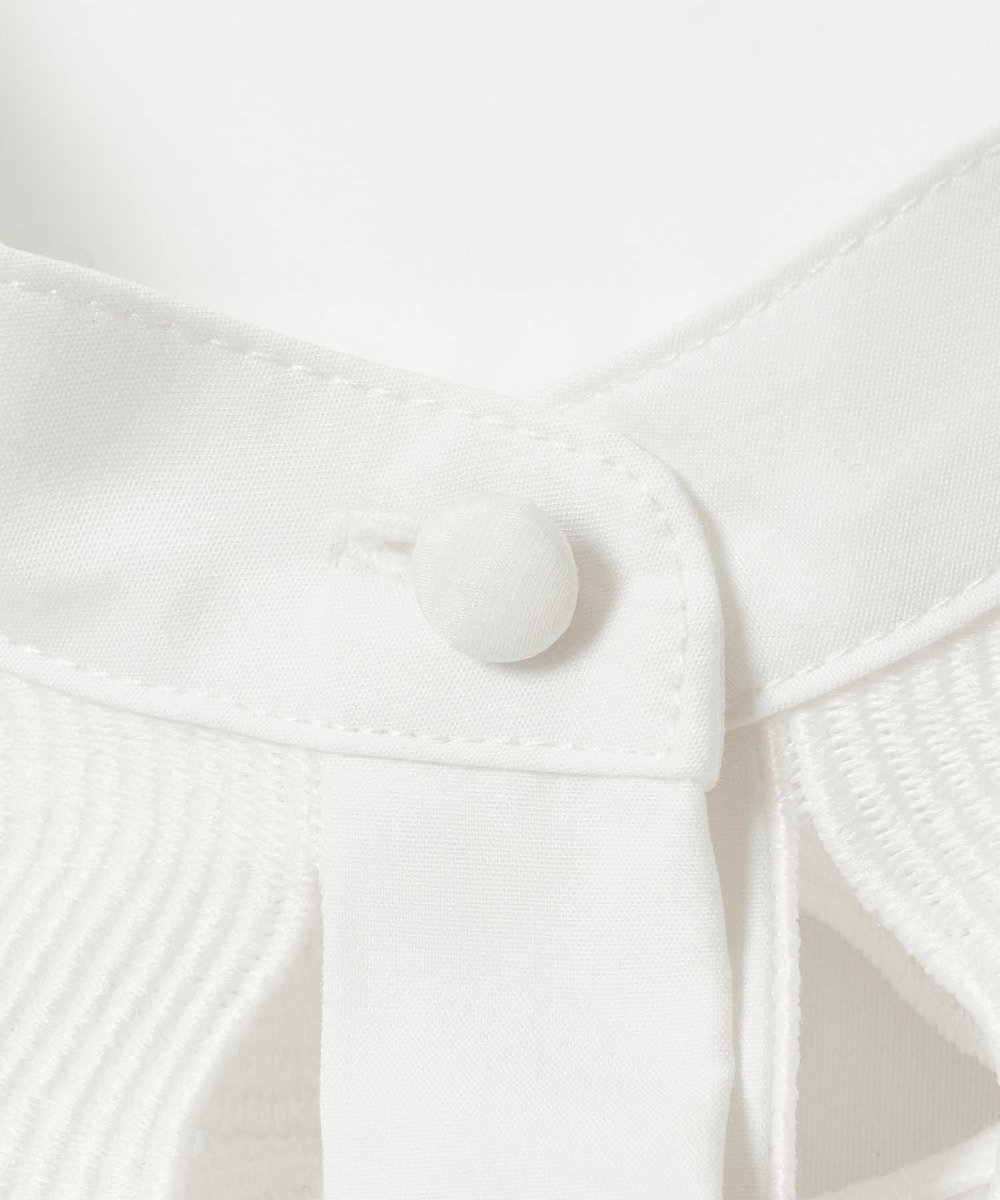 LOULOU WILLOUGHBY 【LOULOU WILLOUGHBY】フランジェンテチュニックワンピース オフホワイト (02)