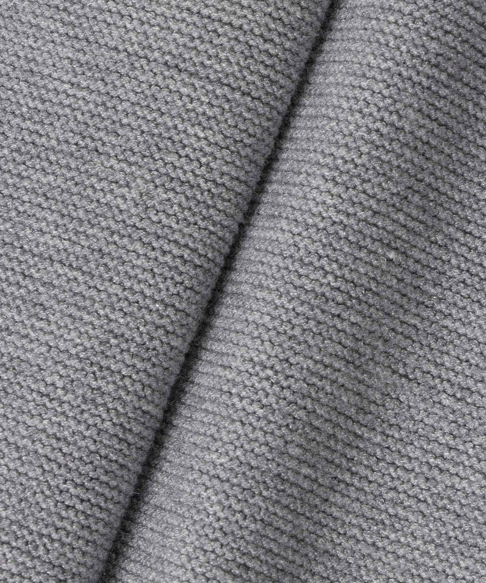 allureville ラビットカフクレイジー釦2WAYプルオーバー ライトグレー (91)