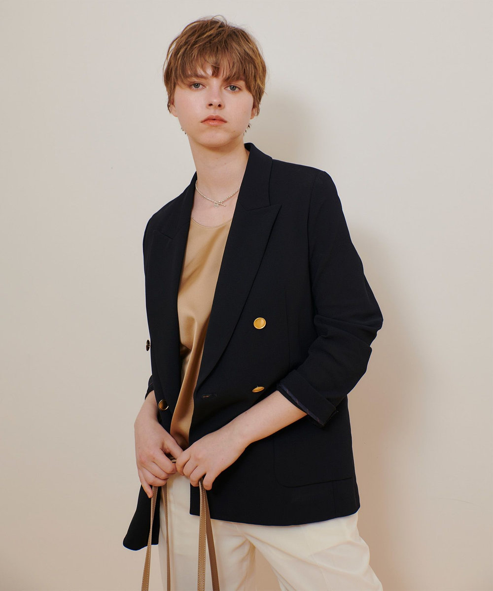 レノクロスダブルブレストジャケット|allureville OFFICIAL SITE