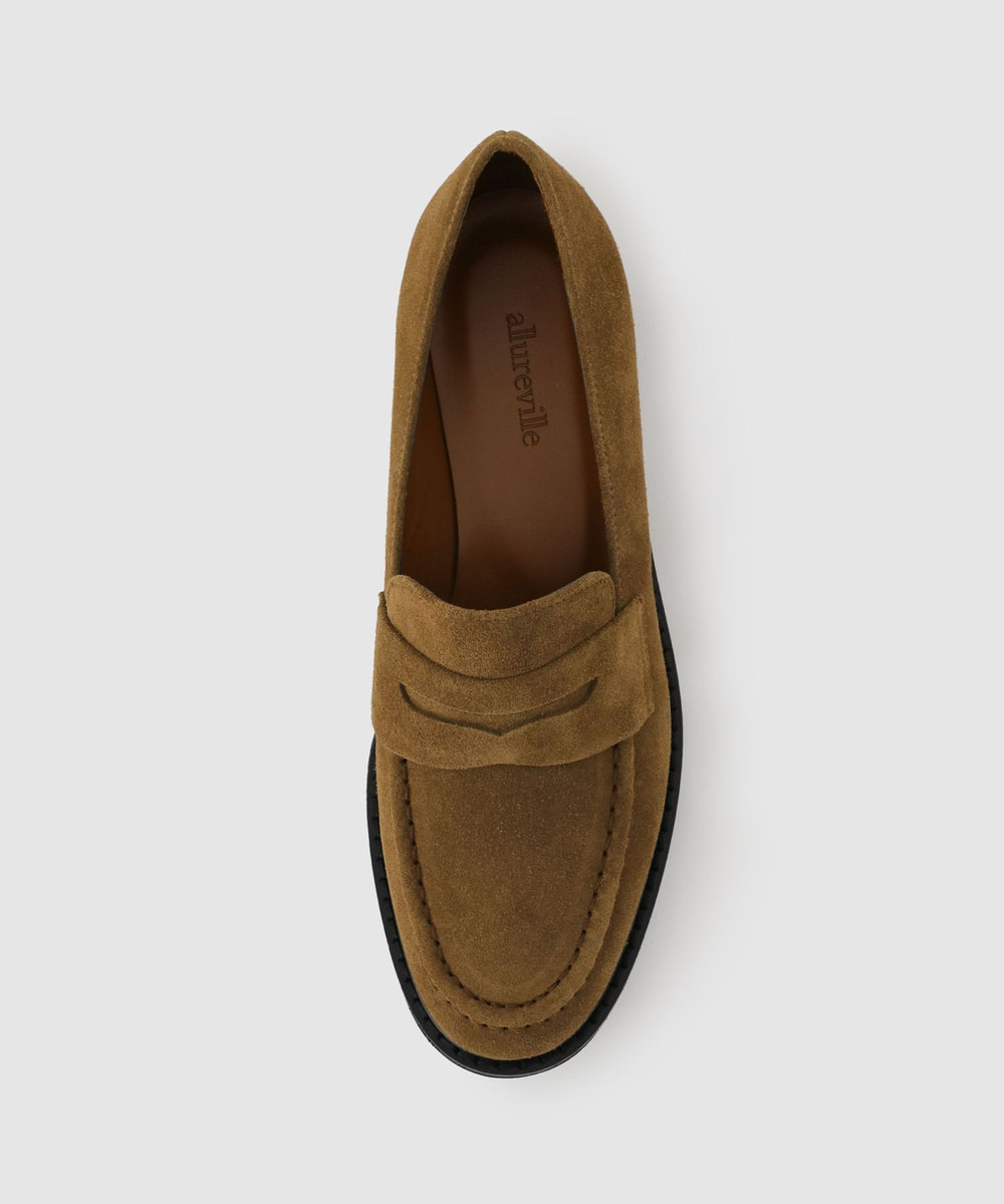 allureville コインローファー ブラウン (81)