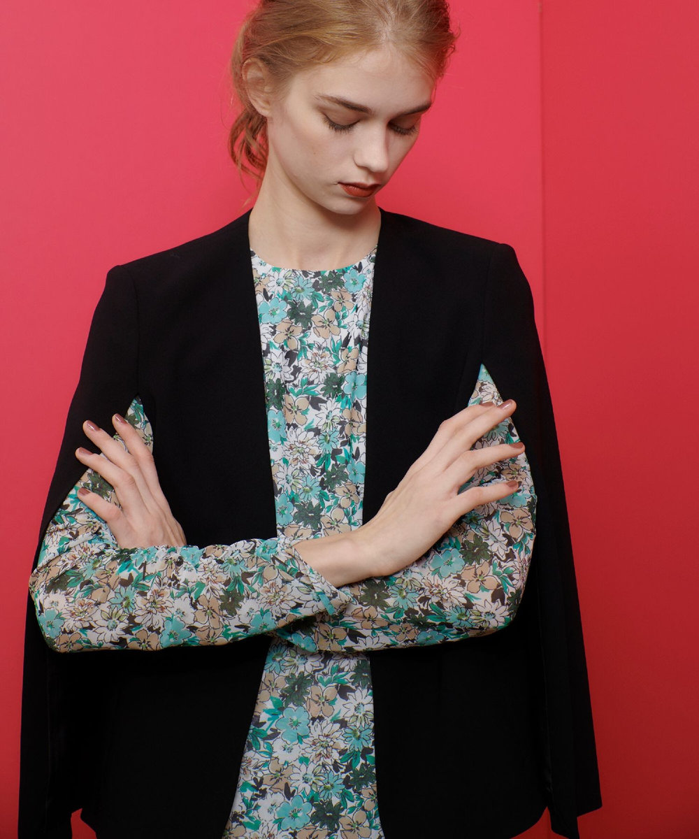 LOULOU WILLOUGHBY リトルブラックケープジャケット LOULOU WILLOUGHBY】◇リトルブラックケープジャケット|allureville