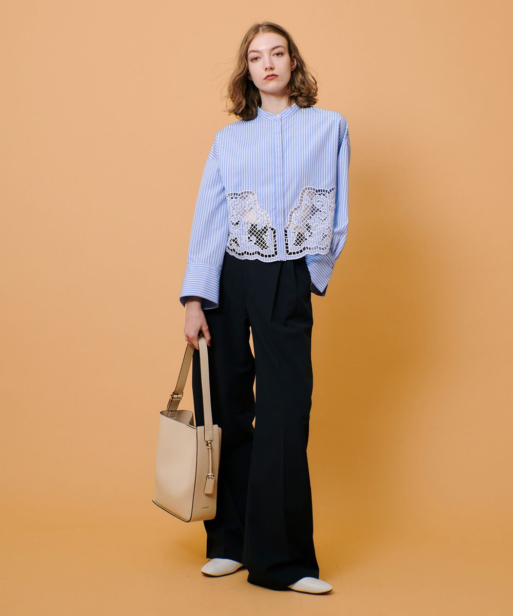 buying 【JOY GRYSON(ジョイ グライソン) 】 CRESCENT BUCKET トートバッグ アイボリー (04)