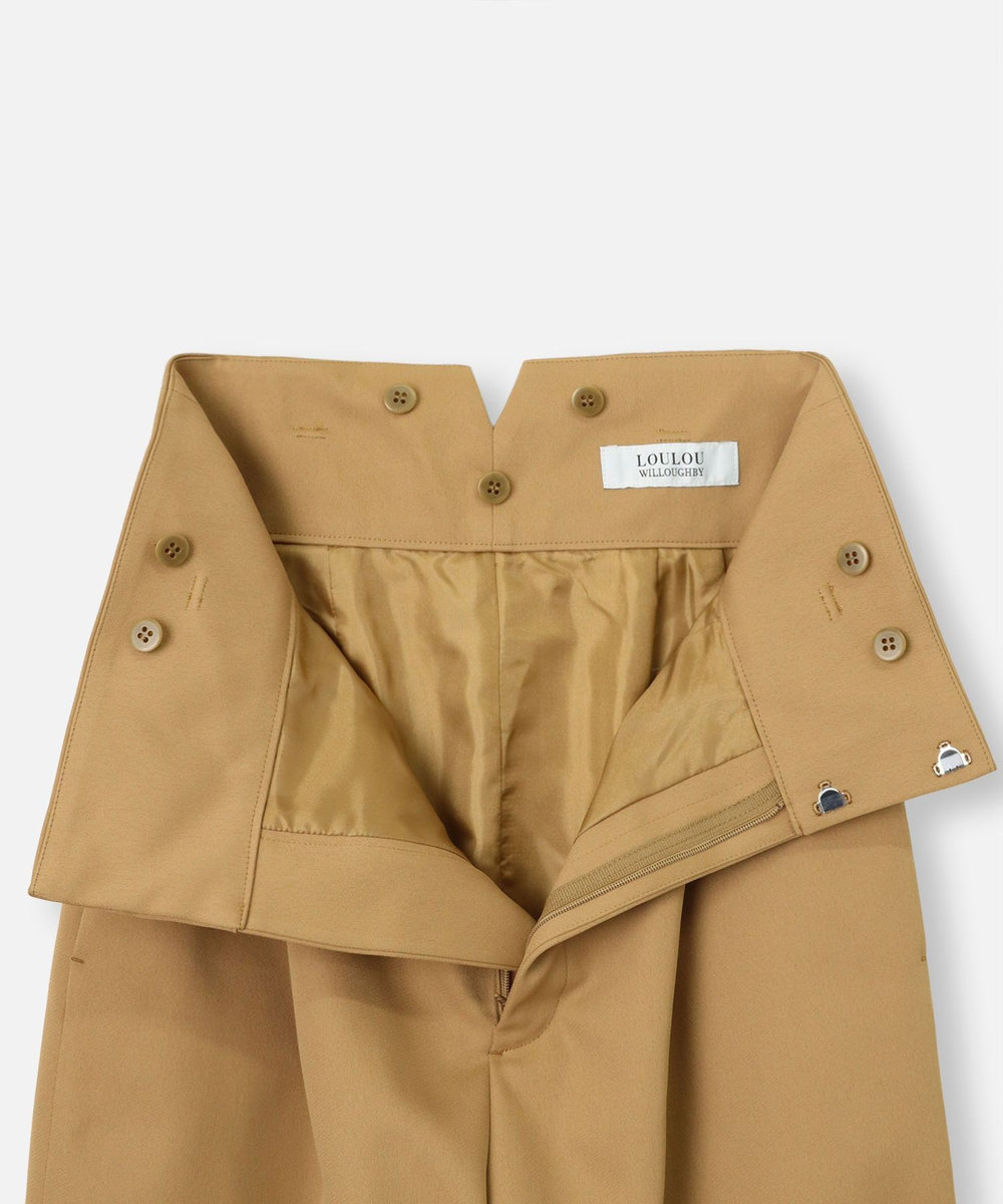 LOULOU WILLOUGHBY 【LOULOU WILLOUGHBY】ジャンパーワイドパンツ キャメル (84)