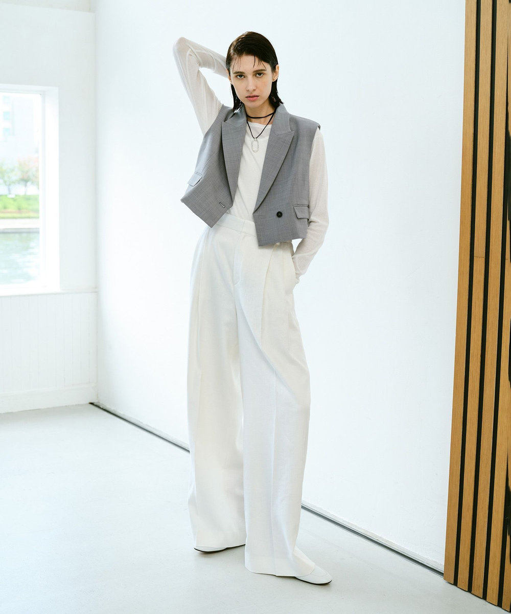 allureville SLIPPER FLAT ホワイト (01)