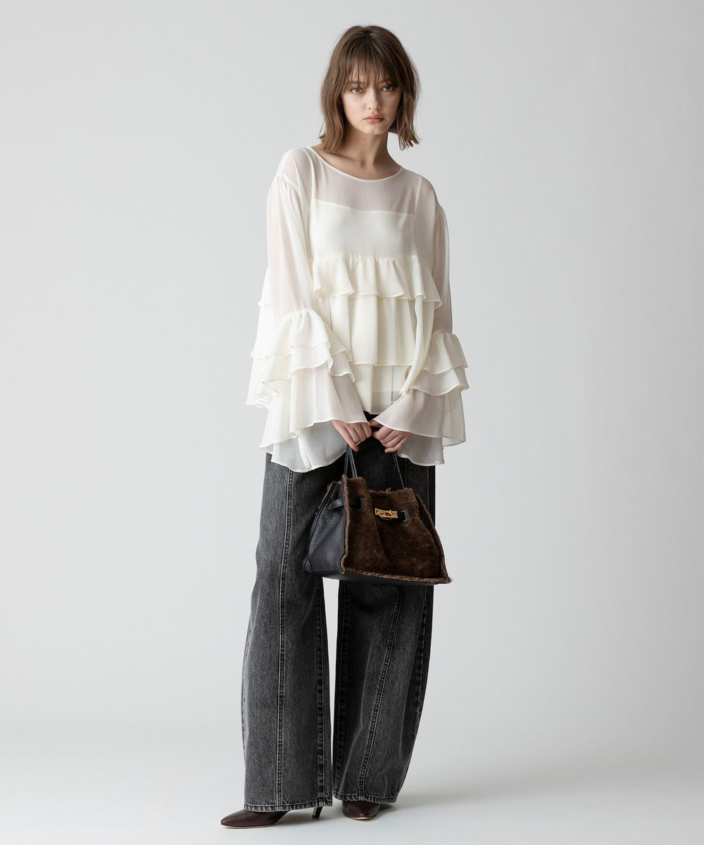 allureville ラッフルズブラウス オフホワイト (02)
