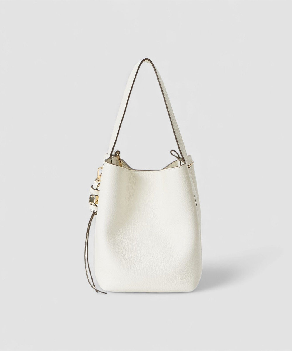 allureville ミニスクエアハンドバッグ オフホワイト (02)