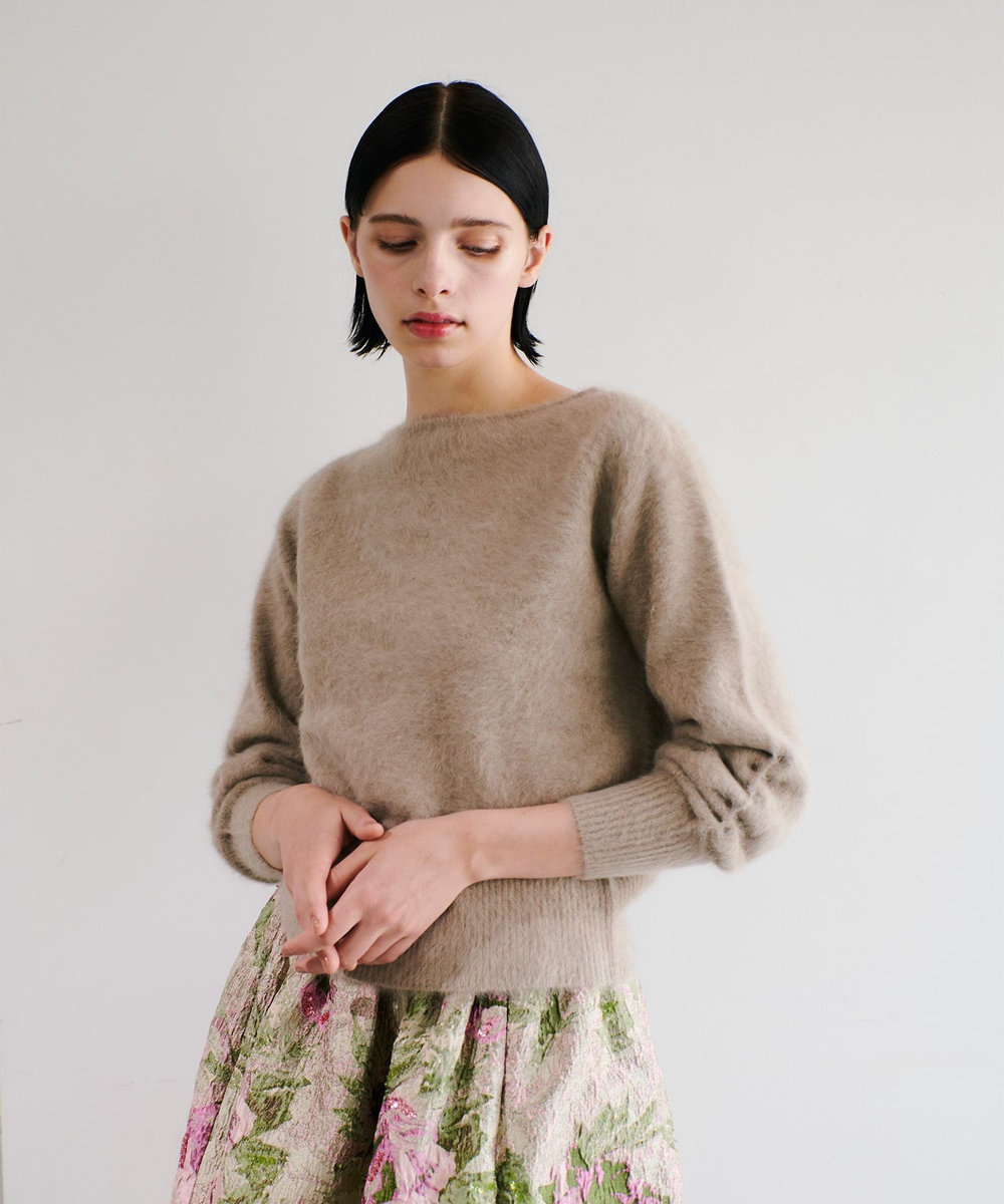 LOULOU WILLOUGHBY 【LOULOU WILLOUGHBY】2WAY V プルオーバー モカ (85)