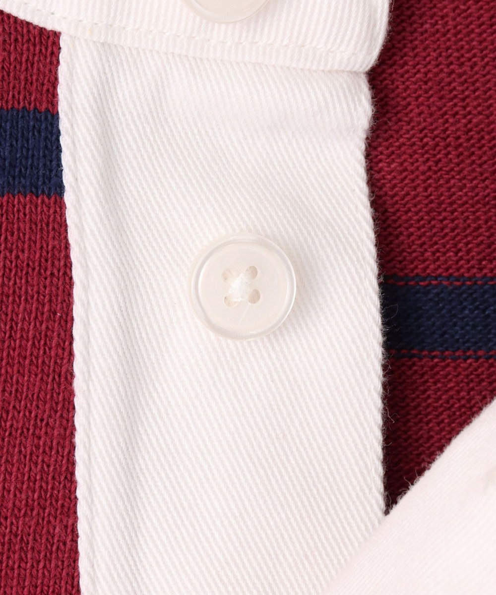 buying 【SPORTY&RICH(スポーティーアンドリッチ)】 SERIF LOGO RUGBY POLO ボルドー (44)