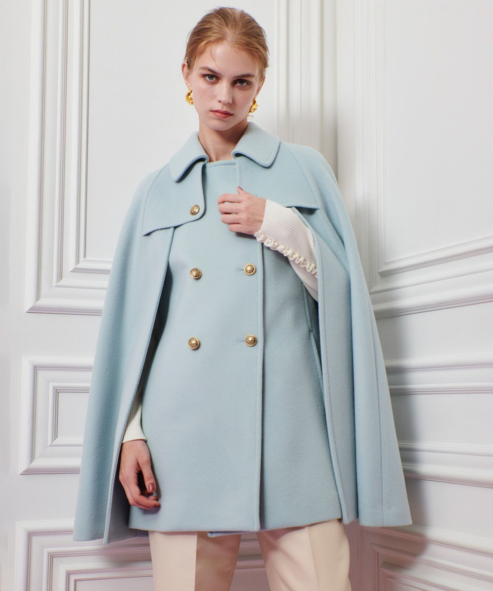 LOULOU WILLOUGHBY】シャルムビーバーケープコート|allureville