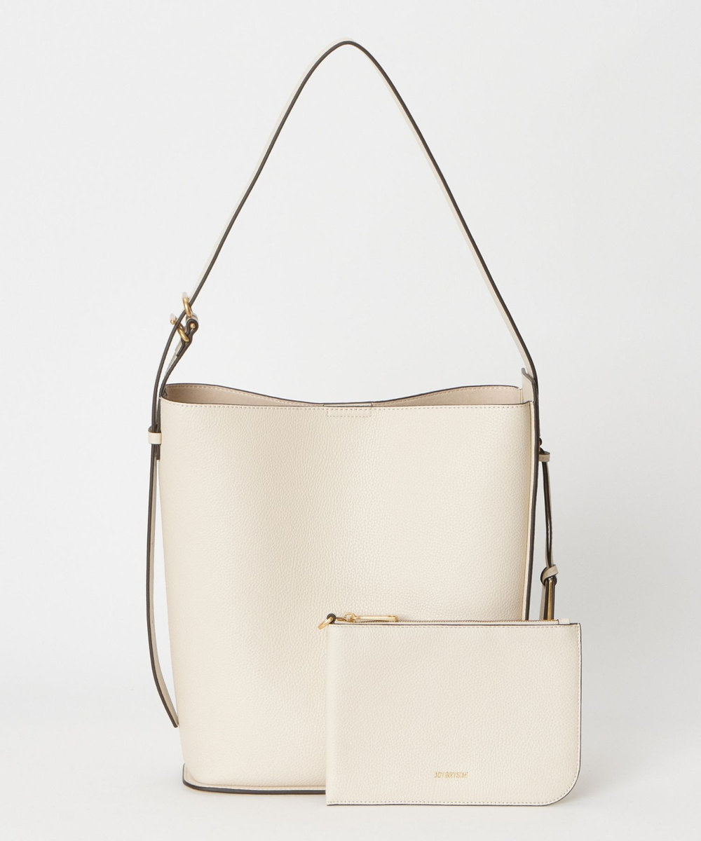 buying 【JOY GRYSON(ジョイ グライソン) 】 CRESCENT BUCKET トートバッグ アイボリー (04)