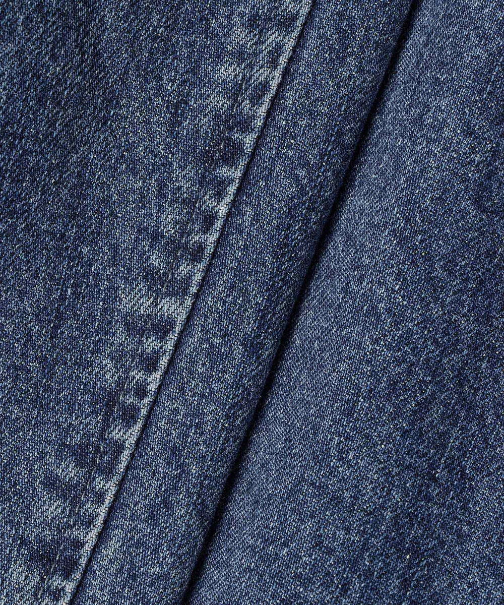 allureville デニムノーカラージャケット インディゴ (66)