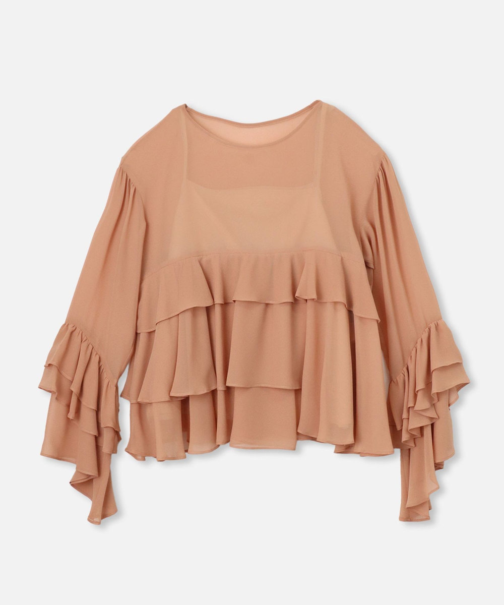 ラッフルズブラウス|allureville OFFICIAL SITE / ONLINE SHOP