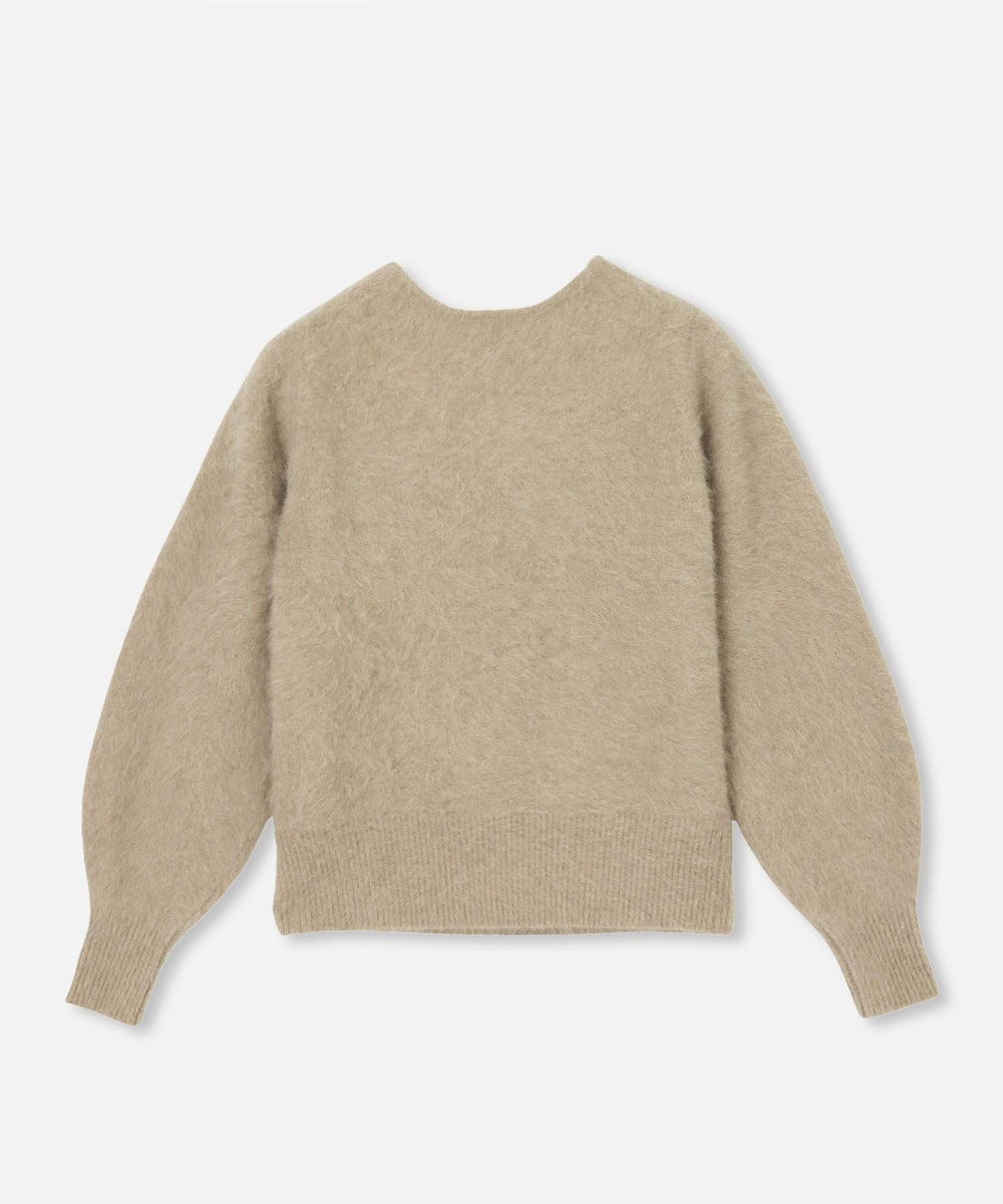 LOULOU WILLOUGHBY 【LOULOU WILLOUGHBY】2WAY V プルオーバー モカ (85)