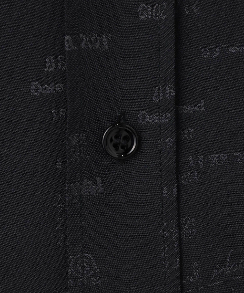 buying 【MM6 Maison Margiela/エムエム6 メゾン マルジェラ】2WAYジャカードブラウス ブラック系 (98)