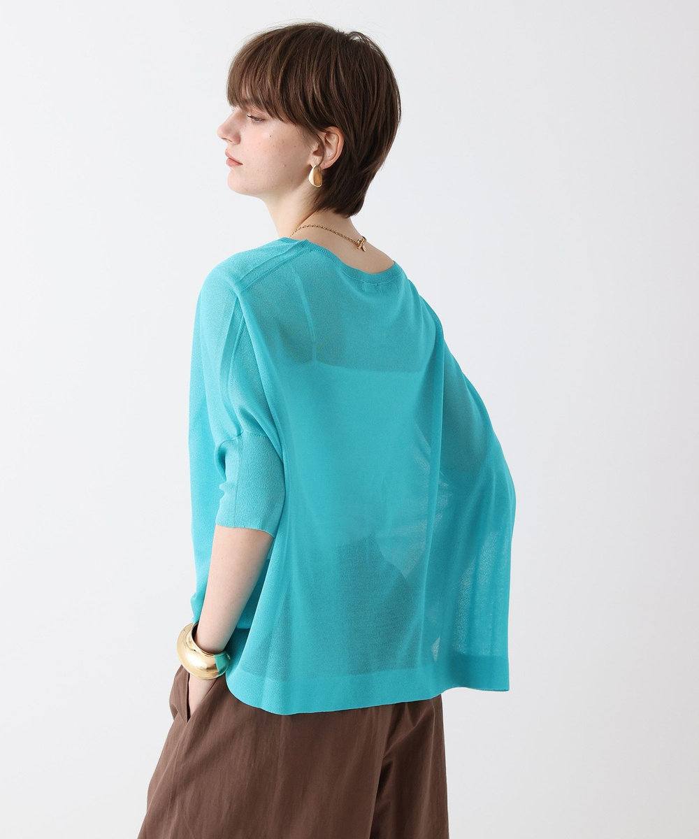 allureville シャイニーシアープルオーバー ブルー (61)