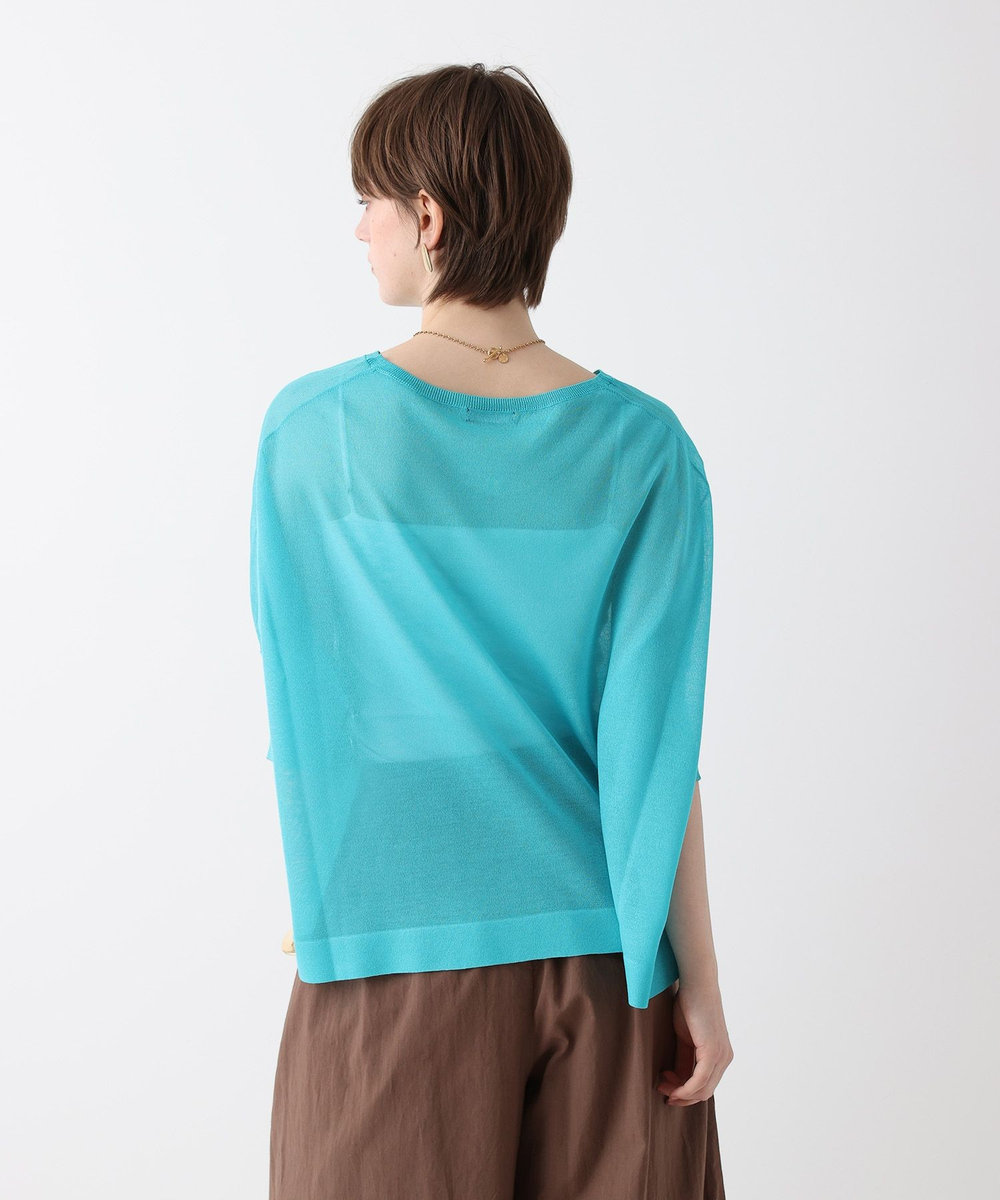 allureville シャイニーシアープルオーバー ブルー (61)