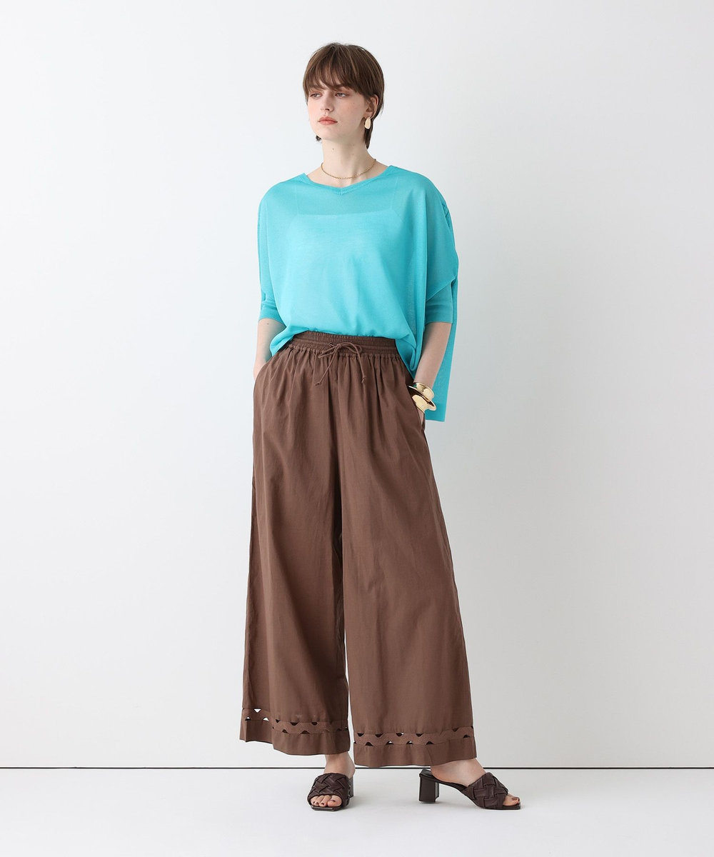 allureville シャイニーシアープルオーバー ブルー (61)